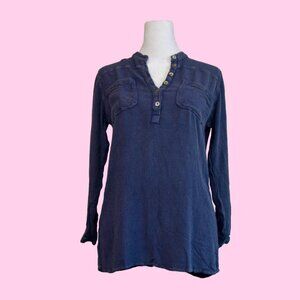 Soft Surroundings size XS soft button tunic
